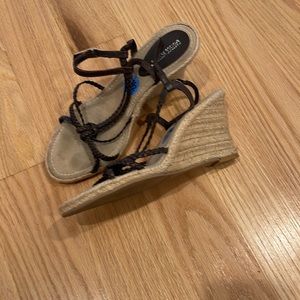 Leather espadrilles size 7.5